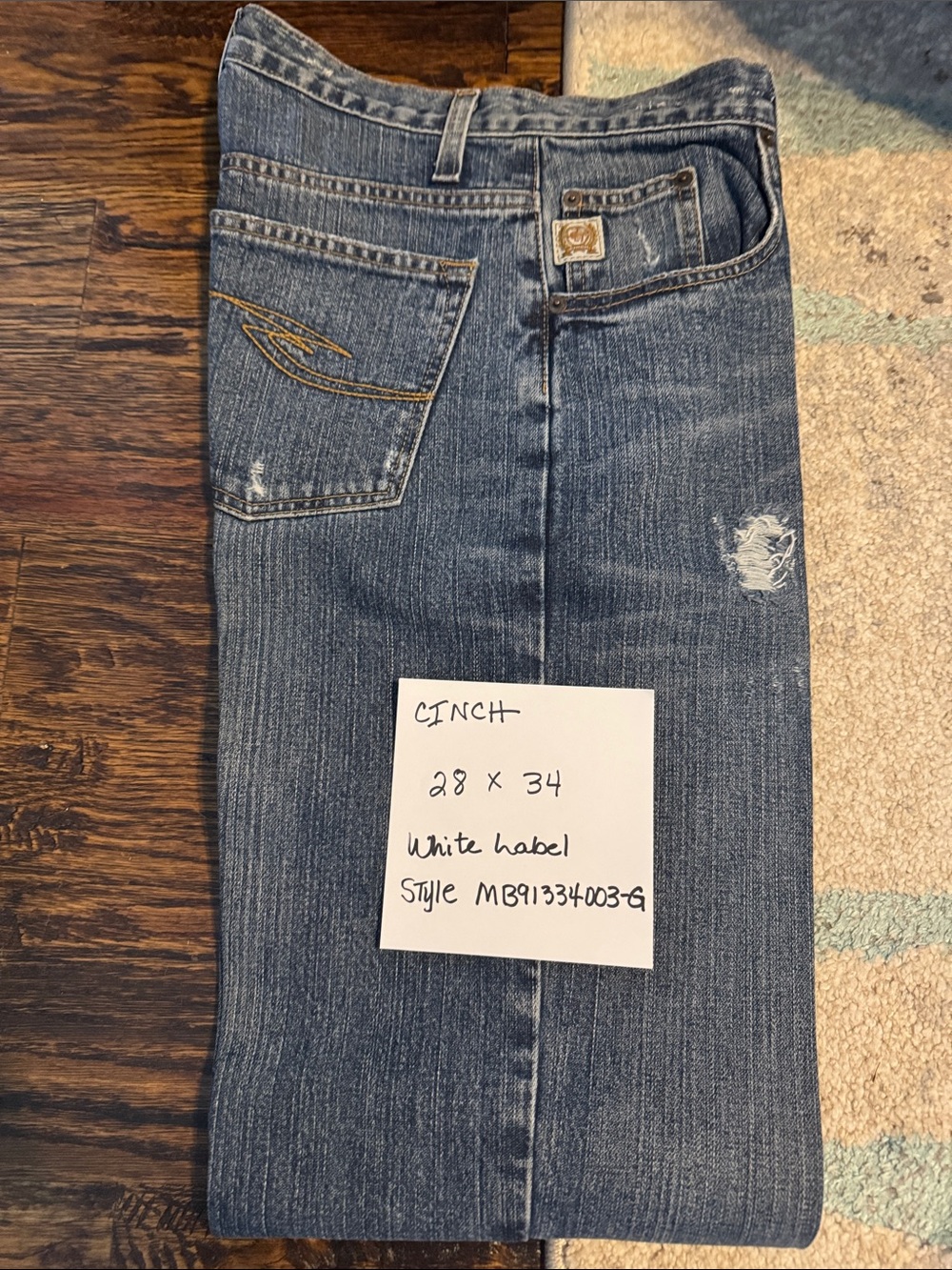 Cinch Men's Distressed Jeans